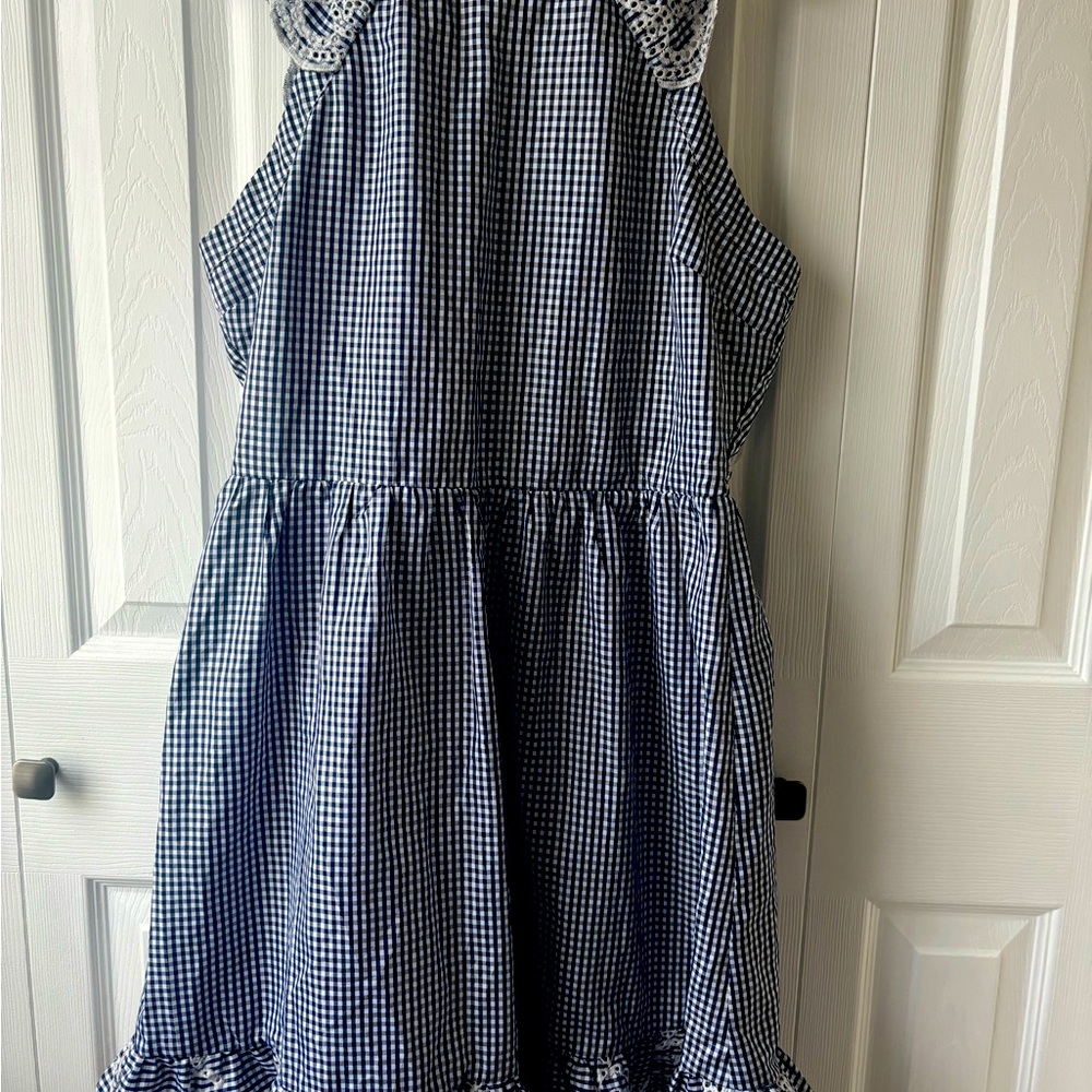 NWT Large Gingham Dress